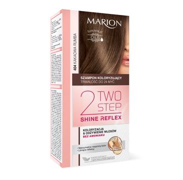 Marion Two Step Shine Reflex – szampon koloryzujący nr 404 Kakaowa Rumba (1 op.)