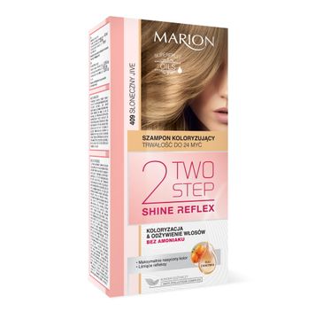 Marion Two Step Shine Reflex – szampon koloryzujący nr 409 Słoneczny Jive  (1 op.)