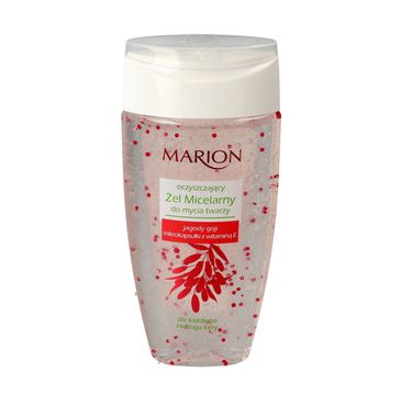 Marion– oczyszczający żel micelarny do mycia twarzy - Jagody Goji + Witamina E (150 ml)