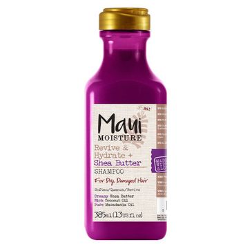 Maui Moisture Revive & Hydrate + Shea Butter Shampoo szampon do włosów suchych i zniszczonych z masłem shea (385 ml)