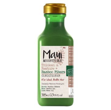 Maui Moisture Thicken & Restore + Bamboo Fibers Conditioner odżywka do włosów osłabionych i łamliwych z bambusem (385 ml)
