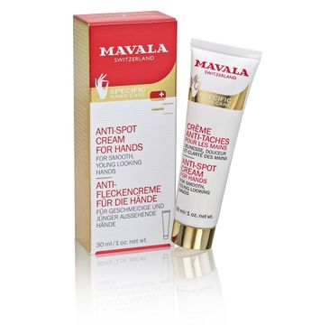 Mavala Anti-Spot Cream For Hands krem do rąk rozjaśniający plamy pigmentacyjne (30 ml)