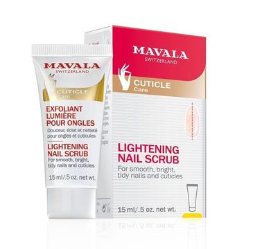 Mavala Lightening Nail Scrub maseczka do paznokci eksfoliująco-rozświetlająca (15 ml)