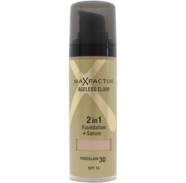 Max Factor Ageless Elixir Miracle Foundation 2in1 podkład+ serum 30 Porcelain SPF15 30ml