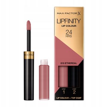 Max Factor Lipfinity Lip Colour dwufazowa pomadka w płynie o długotrwałym efekcie - 015 Ethereal