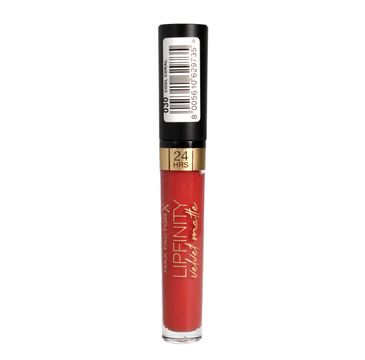 Max Factor Lipfinity Velvet Matte pomadka do ust w płynie nr 030 Cool Coral 3.5 g