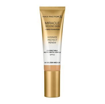 Max Factor Miracle Second Skin Hybrid Foundation podkład nawilżający z filtrem - 06 Golden Medium (30 ml)