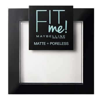 Maybelline – Fit Me Matte Poreless Pressed Powder puder matujący do twarzy w kompakcie 090 Translucent (9 g)