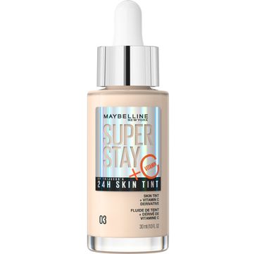 Maybelline Super Stay 24H Skin Tint długotrwały podkład rozświetlający z witaminą C 03 (30 ml)