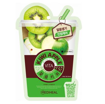 Mediheal Vita Kiwi Apple Mask odświeżająca maska w płachcie z kiwi i jabłkiem 20ml