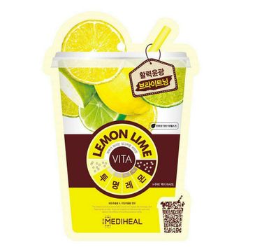 Mediheal Vita Lemon Lime Mask rozświetlająca maska w płachcie z cytryną i limonką 20ml