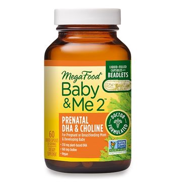 Mega Food Baby & Me 2 Prenatal DHA & Choline suplement diety 60 kapsułek