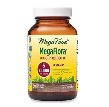 Mega Food MegaFlora Kids Probiotic probiotyk dla dzieci suplement diety (30 kapsułek)