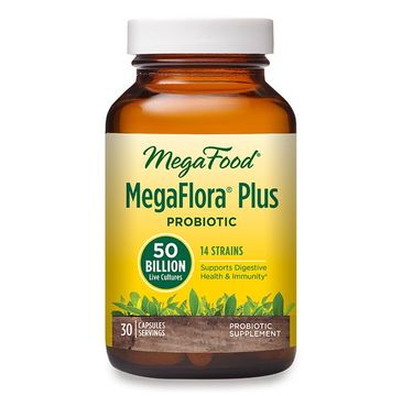 Mega Food MegaFlora Plus Probiotic probiotyki suplement diety (30 kapsułek)