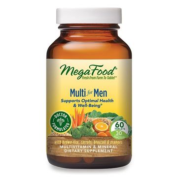 Mega Food Multi For Men multiwitaminy i minerały dla mężczyzn suplement diety (60 tabletek)