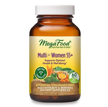 Mega Food Multi For Women 55+ witaminy i minerały dla kobiet suplement diety 60 tabletek