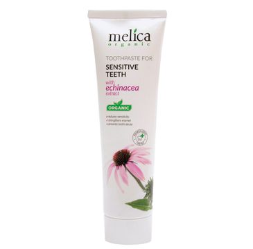 Melica Organic Toothpaste For Sensitive Teeth pasta dla wrażliwych zębów z wyciągiem z echinacei (100 ml)