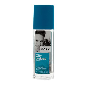 Mexx City Breeze for Him dezodorant w atomizerze delikatny 75 ml