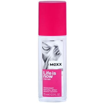 Mexx Life is Now dezodorant w szkle dla kobiet 75 ml