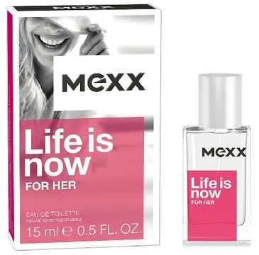 Mexx Woman Life Is Now woda toaletowa dla kobiet 15 ml