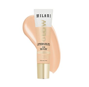 Milani Glow Hydrating Skin Tint – podkład do twarzy nawilżający nr 110 Fair To Light (30 ml)