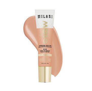 Milani Glow Hydrating Skin Tint – podkład do twarzy nawilżający nr 210 Light to Medium (30 ml)