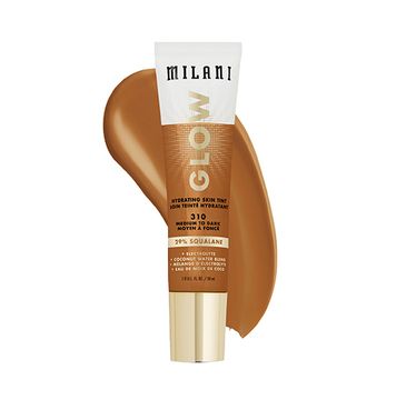 Milani Glow Hydrating Skin Tint – podkład do twarzy nawilżający nr 310 Medium to Dark (30 ml)