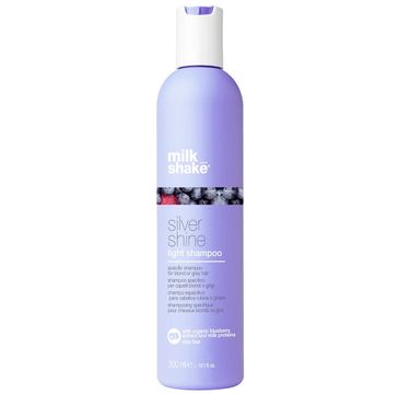 Milk Shake Silver Shine Light Shampoo szampon redukujący żółte refleksy do włosów siwych i rozjaśnianych 300ml
