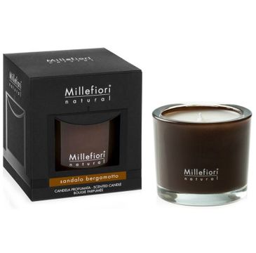 Millefiori Natural Fragrance Candle świeca zapachowa Sandalo Bergamotto 180g