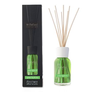 Millefiori Natural Fragrance Diffuser pałeczki zapachowe Green Fig & Iris 100ml