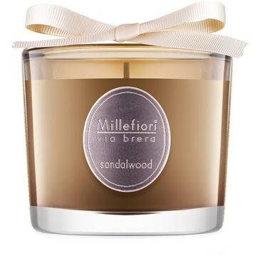 Millefiori Via Brera Fragrance Candle świeczka zapachowa Sandalwood 180g