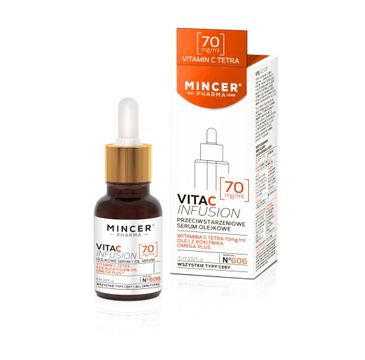 Mincer Pharma Vita C Infusion serum olejkowe do twarzy przeciwstarzeniowe nr 606 15 ml
