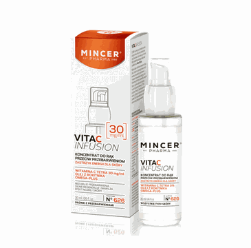 Mincer Pharma Vita C lnfusion serum do rÄ…k przeciw przebarwieniom nr 626 30 ml