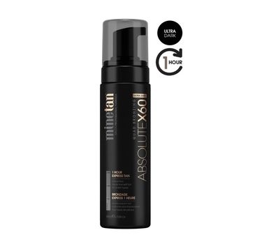 MineTan Absolute X60 Self Tan Foam pianka samoopalająca bardzo ciemna opalenizna Ultra Dark 200ml