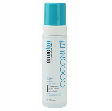 MineTan Coconut Water Everyday Glow Self Tan Foam nawilżająca pianka samoopalająca Gradual Dark 200ml