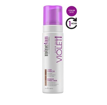 MineTan Violet Self Tan Foam pianka samoopalająca intensywna ciemnobrązowa opalenizna Super Dark 200ml