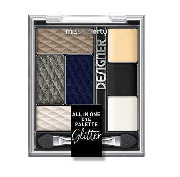 Miss Sporty Designer All In One Eye Palette paleta cieni  do powiek 400 Glitter (9.5 g)