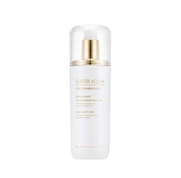 Missha Super Aqua Cell Renew Snail Essential Moisturizer emulsja nawilżająca ze ekstraktem ze śluzu ślimaka 130ml