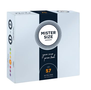 Mister Size Condoms prezerwatywy dopasowane do rozmiaru 57mm (36 szt.)