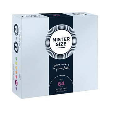 Mister Size Condoms prezerwatywy dopasowane do rozmiaru 64mm (36 szt.)