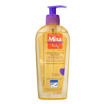 Mixa Baby Atopiance Olejek łagodzący do mycia ciała i włosów dla dzieci (250 ml)