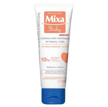 Mixa Baby Krem lipidowy do twarzy i ciała 100ml