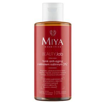 Miya Cosmetics BEAUTY.lab tonik anti-aging z retinolem roślinnym 2% (150 ml)