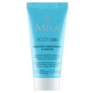 Miya Cosmetics BODY.lab naturalny dezodorant w kremie (30 ml)