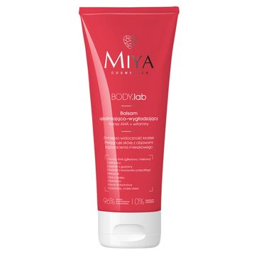 Miya Cosmetics BODY.lab ujędrniająco-wygładzający balsam z kwasami AHA i witaminami (200 ml)