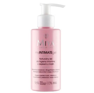 Miya Cosmetics MyINTIMATEgel naturalny żel do higieny intymnej z olejkiem z malin (140 ml)