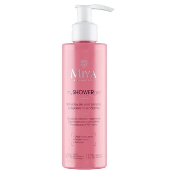 Miya Cosmetics mySHOWERgel naturalny żel pod prysznic z olejkiem makadamia (190 ml)