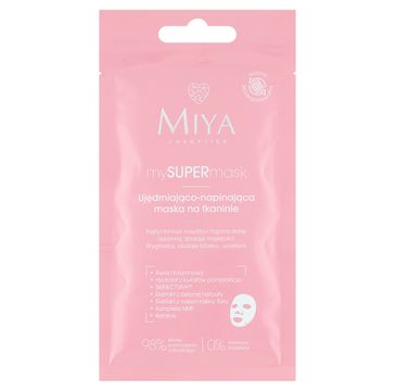 Miya Cosmetics MySUPERmask ujędrniająco-napinająca maska na tkaninie (1 szt.)