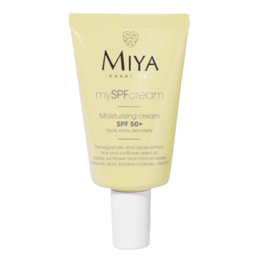 Miya Nawilżający krem SPF 50+ twarz, oczy, dekolt (40 ml)