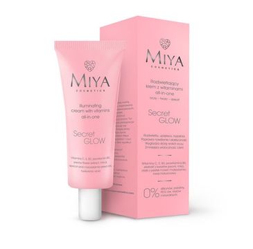 Miya Secret Glow rozświetlający krem z witaminami All-in-One (30 ml)